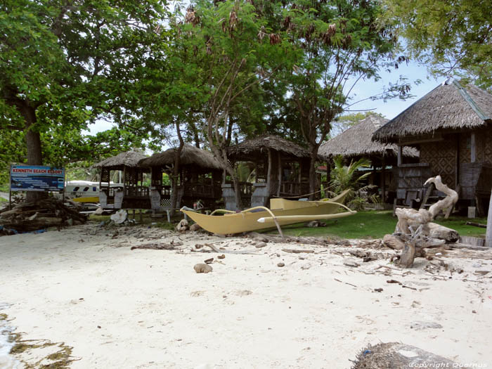 Kust Kenneth Beach Resort Bohol Eiland in Bohol Island / Filippijnen 