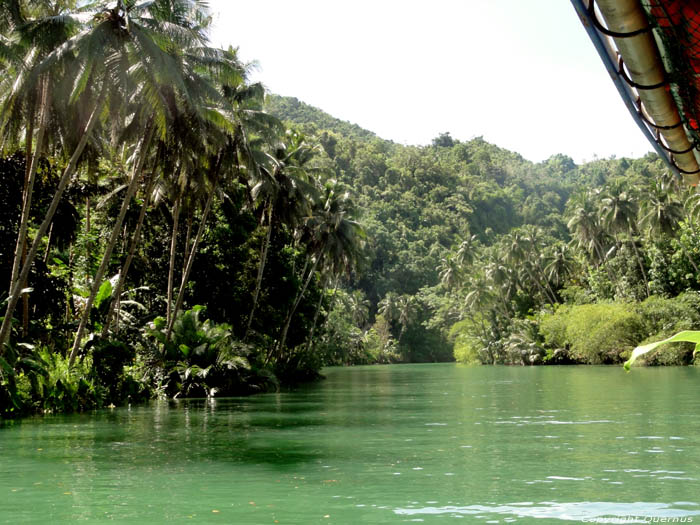 Rivier Bohol Eiland in Bohol Island / Filippijnen 