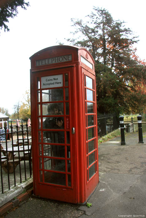 Typisch Telefoonkotje Wallingford / Engeland 