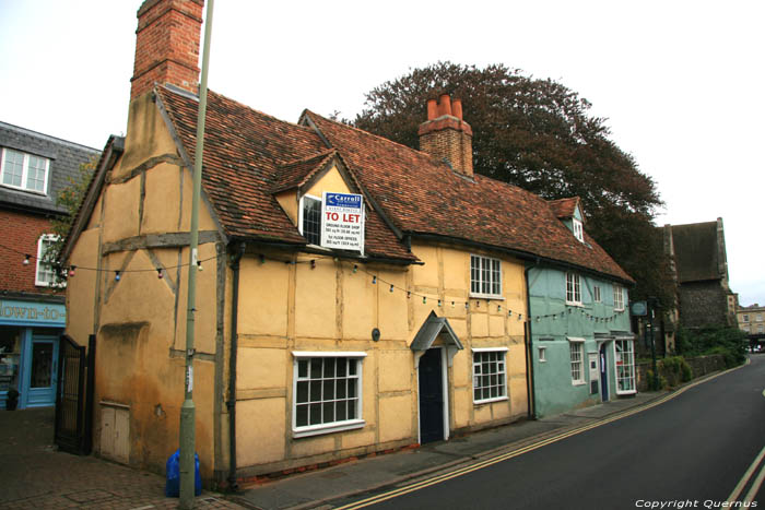 Geel vakwerkhuis Wallingford / Engeland 