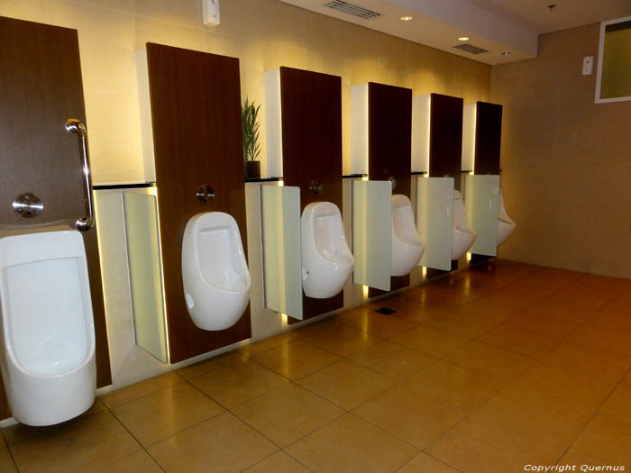 Toiletten in Signapore Vliegveld Signapore / Singapore 