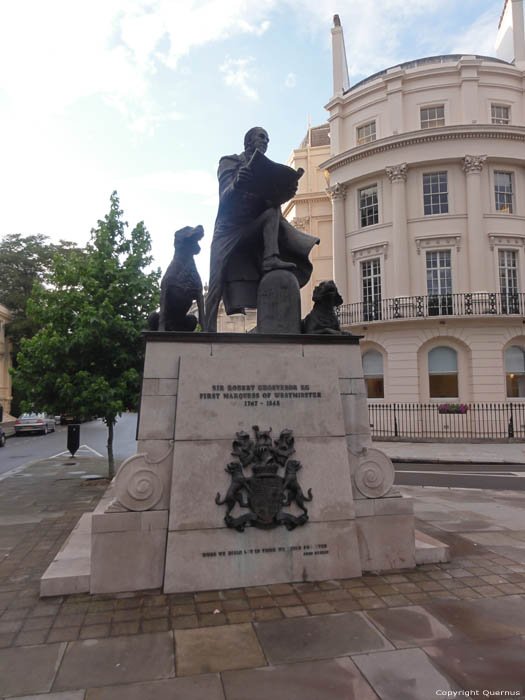 Statue Robert Grosvenor LONDRES / Angleterre 