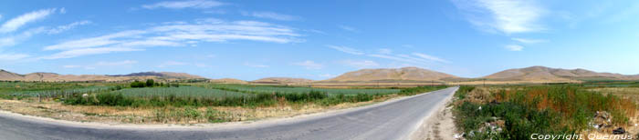 Landschap Novo Selo in Stamboliyski / Bulgarije 