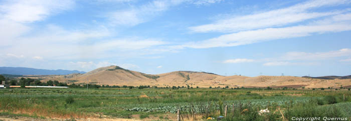 Landschap Novo Selo in Stamboliyski / Bulgarije 