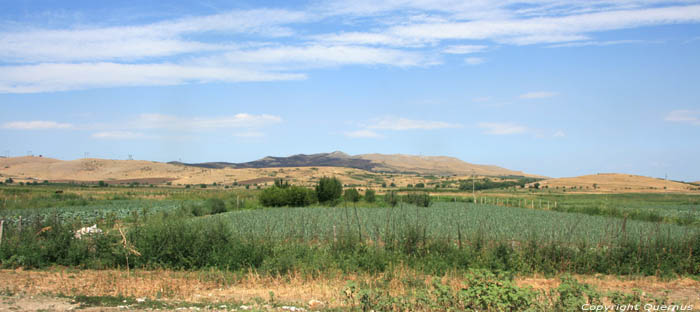 Landschap Novo Selo in Stamboliyski / Bulgarije 