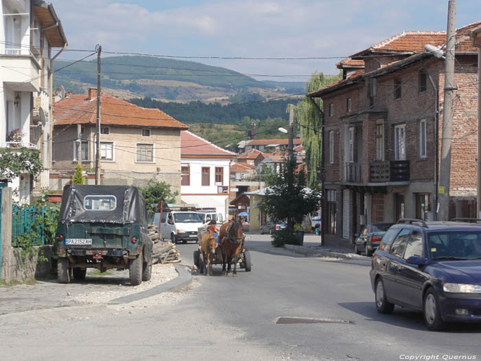 Chariot  cheval typique Batak / Bulgarie 