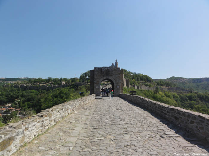 Vroeger koninklijk Kasteel van Tsarevets Veliko Turnovo / Bulgarije 