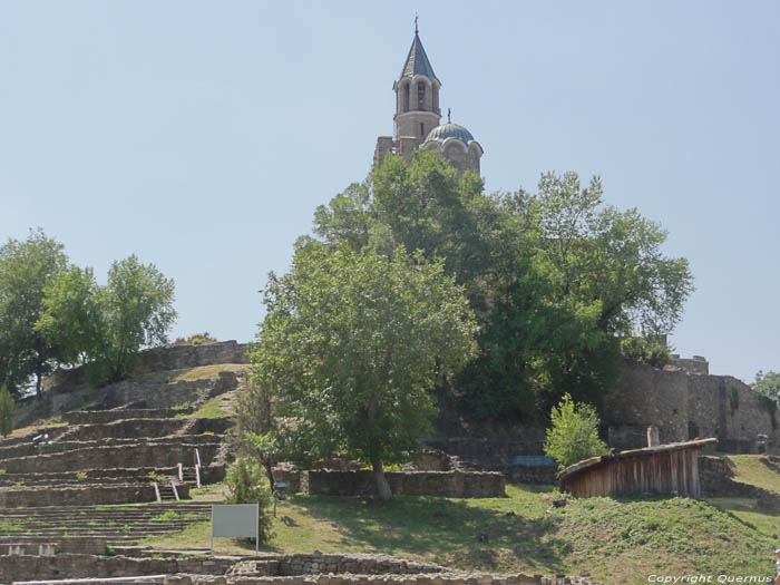 Vroeger koninklijk Kasteel van Tsarevets Veliko Turnovo / Bulgarije 