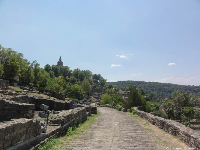 Vroeger koninklijk Kasteel van Tsarevets Veliko Turnovo / Bulgarije 