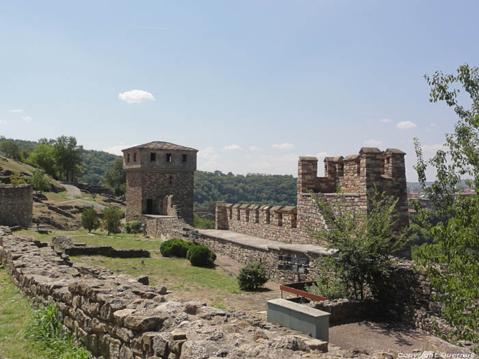 Vroeger koninklijk Kasteel van Tsarevets Veliko Turnovo / Bulgarije 