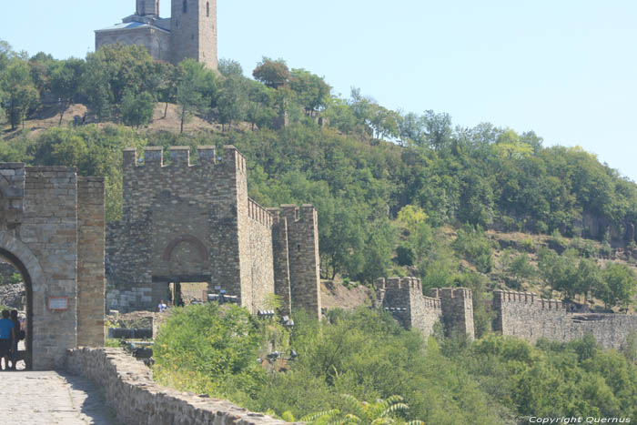 Vroeger koninklijk Kasteel van Tsarevets Veliko Turnovo / Bulgarije 