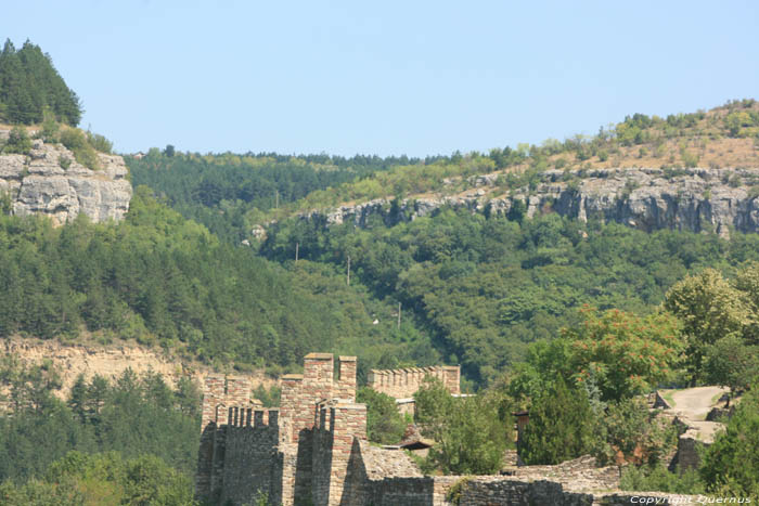 Vroeger koninklijk Kasteel van Tsarevets Veliko Turnovo / Bulgarije 