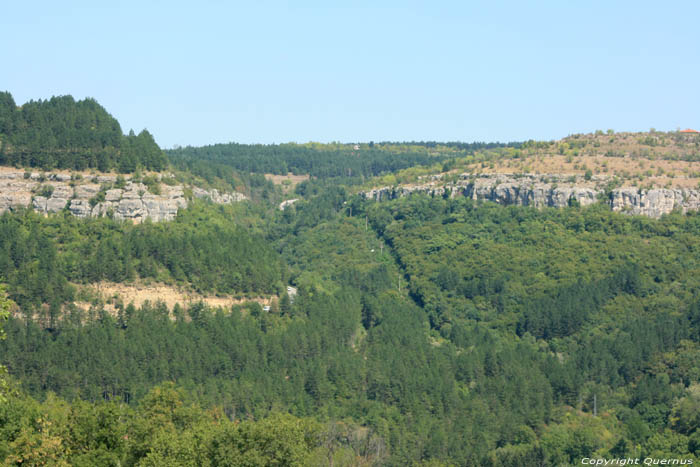 Vue depuis chteau Tsarevets  Veliko Turnovo / Bulgarie 