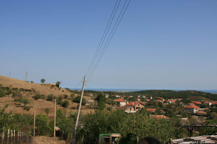 Vue sur village Izvorishte / Bulgarie 