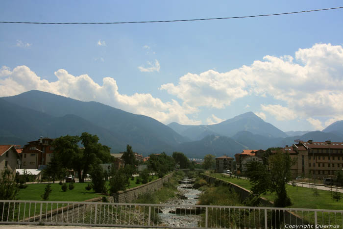 Zicht op Pirin geberge Bansko / Bulgarije 