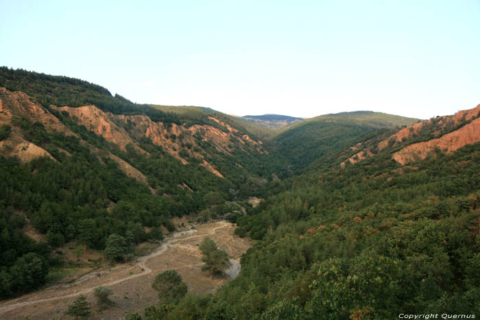 Zicht op vallei Stob in Rila / Bulgarije 