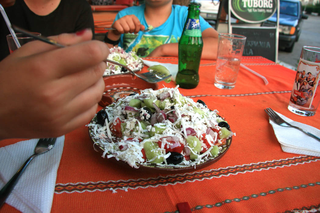 Salade Typique de Bulgarie Stob  Rila / Bulgarie 