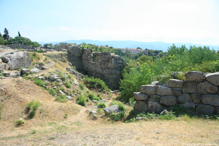 Nebet Tepe Castle ruins Plovdiv / Bulgaria 