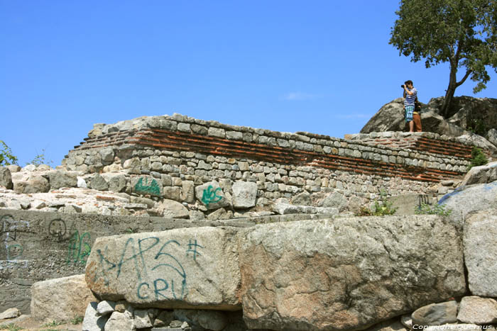 Nebet Tepe Castle ruins Plovdiv / Bulgaria 