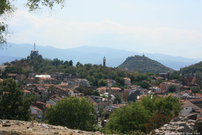 Uitzicht over stad Plovdiv / Bulgarije 