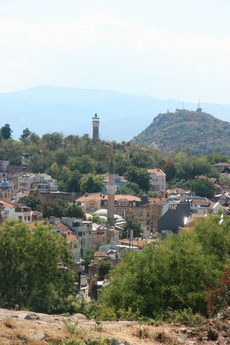 Uitzicht over stad Plovdiv / Bulgarije 