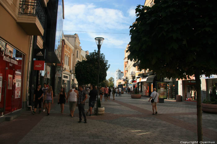 Alexander I shopping street Plovdiv / Bulgaria 