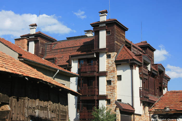 Complex met hoektoren Bansko / Bulgarije 