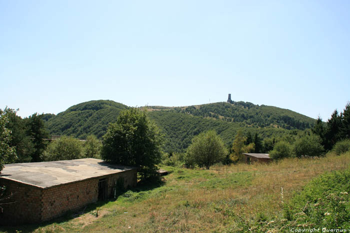 Uitzicht van bij Kabapahn Camping Gabrovo / Bulgarije 