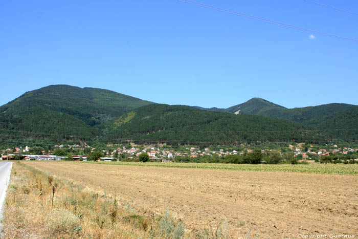 Uitzicht op Midden Balkan Kazanlak / Bulgarije 