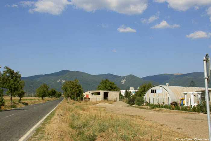 Zicht op Midden Balkan Kazanlak / Bulgarije 