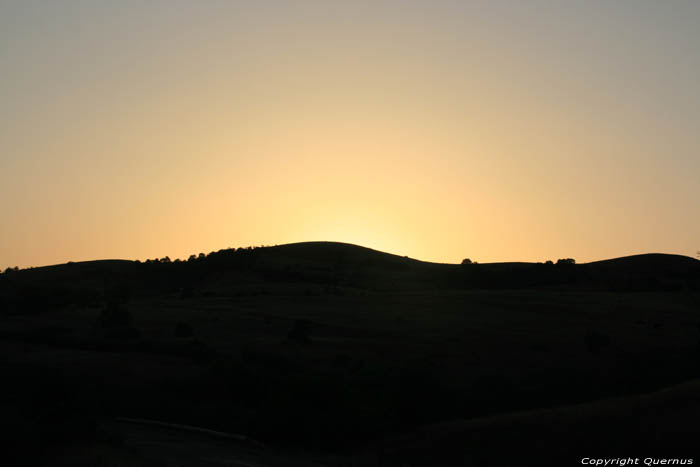 Zonsondergang Izvorishte / Bulgarije 