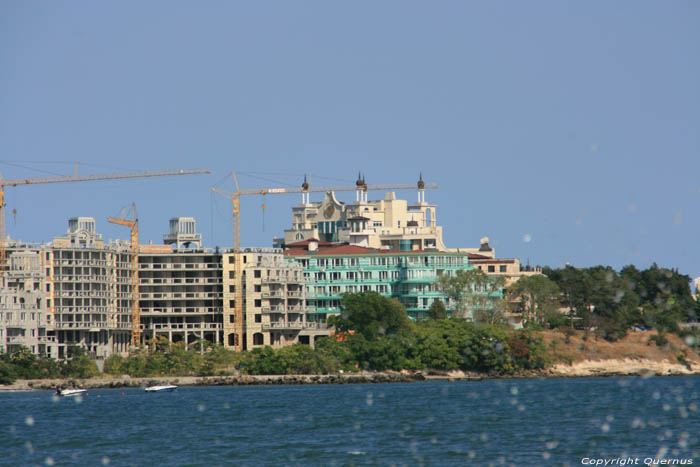 Coast en new buildings Aheloy / Bulgaria 