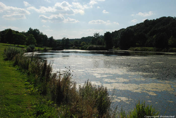 Lake LOUVAIN-LA-NEUVE in OTTIGNIES-LOUVAIN-LA-NEUVE / BELGIUM 