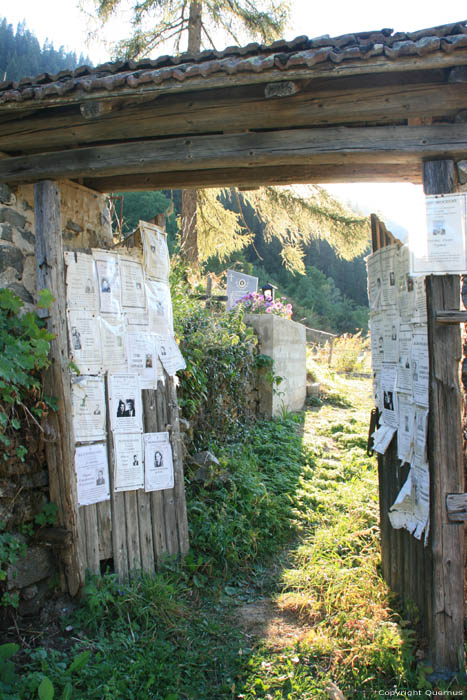 Graveyard Shiroka Laka in Shiroka Luka / Bulgaria 