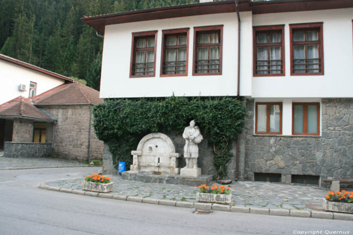 Statue joueur de Gaida Shiroka Luka / Bulgarie 