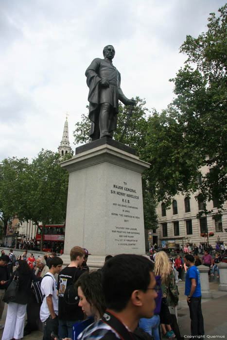 General Major Sir Hnri havelock 's statue LONDON / United Kingdom 