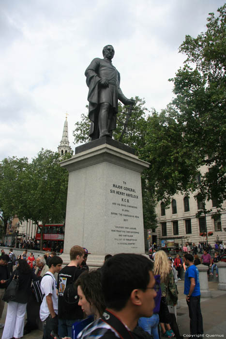 Statue de Gnral Majeur Sir Henri Havelock LONDRES / Angleterre 