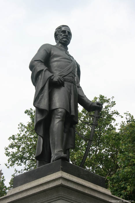 General Major Sir Hnri havelock 's statue LONDON / United Kingdom 