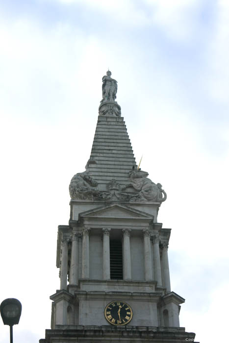 Sint George's Bloomsburykerk LONDEN / Engeland 