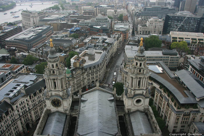 Uitzicht vanop Sint-Pauluskathedraal LONDEN / Engeland 