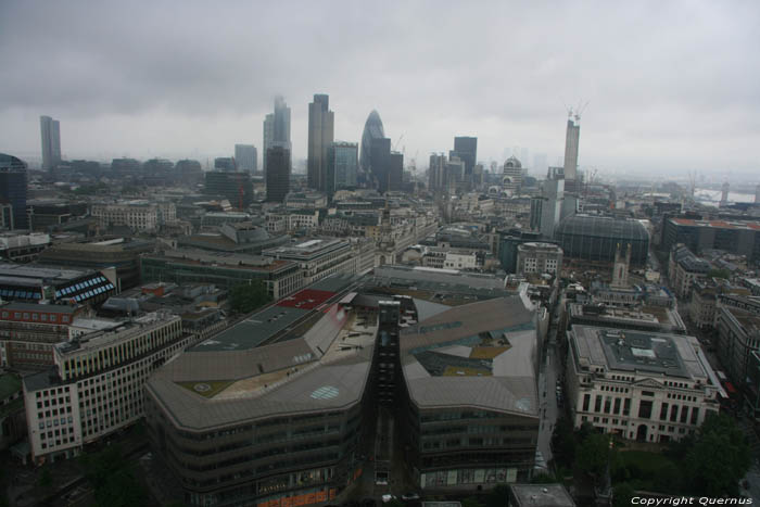 Uitzicht vanop Sint-Pauluskathedraal LONDEN / Engeland 