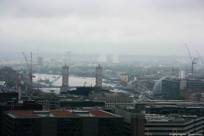 Uitzicht vanop Sint-Pauluskathedraal LONDEN / Engeland 