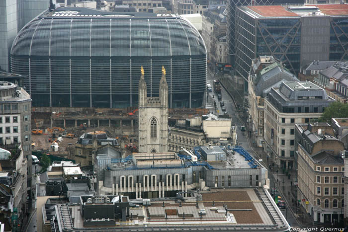 Uitzicht vanop Sint-Pauluskathedraal LONDEN / Engeland 