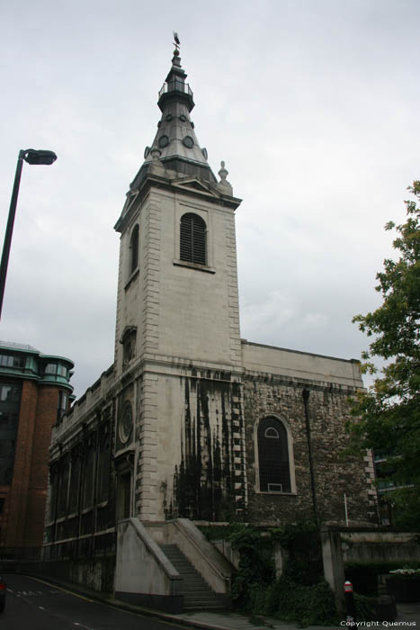 Saint Augustine Watling churchtower LONDON / United Kingdom 