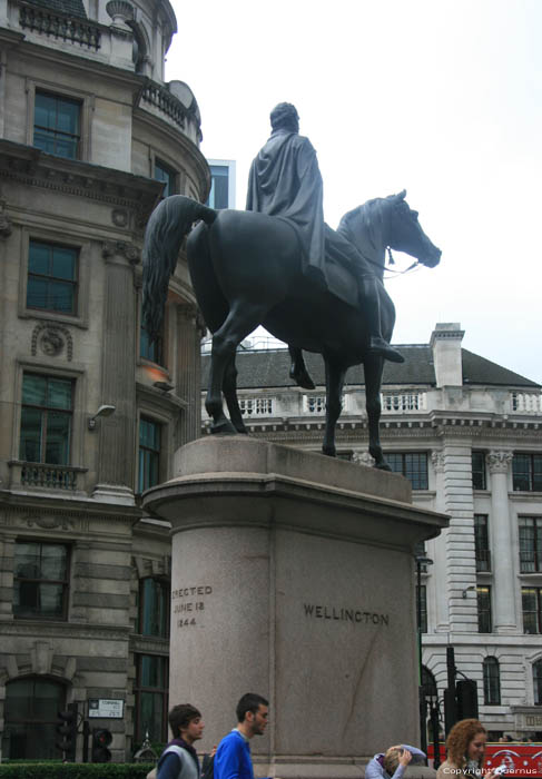 Equestrian Statue of Duke of Wellington  LONDON / United Kingdom 