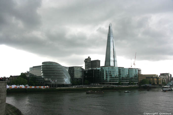 Zicht over Thames LONDEN / Engeland 