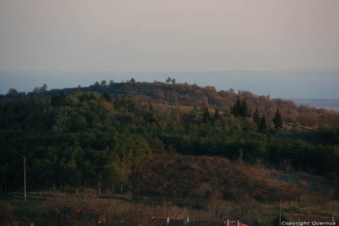 View on Bourgas, Bay of Burgas and Black Sea Izvorishte / Bulgaria 