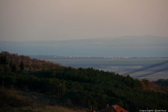 View on Bourgas, Bay of Burgas and Black Sea Izvorishte / Bulgaria 