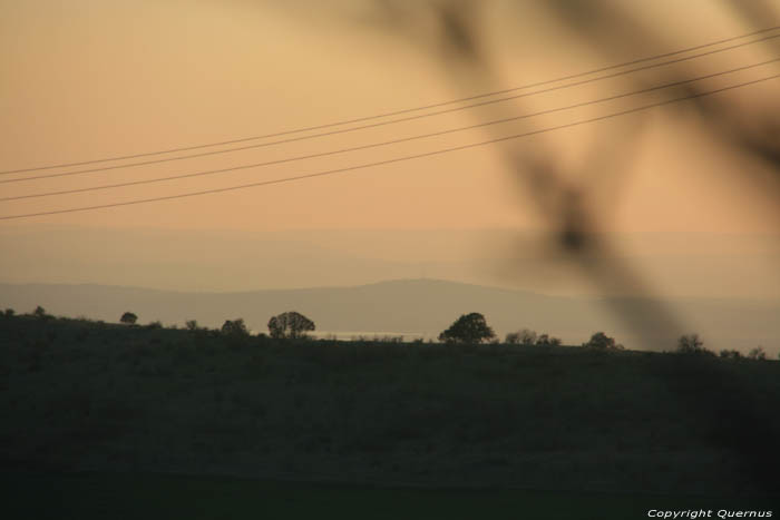 View on Bourgas, Bay of Burgas and Black Sea Izvorishte / Bulgaria 