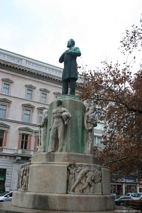 Karl Lueger statue VIENNA / Austria 